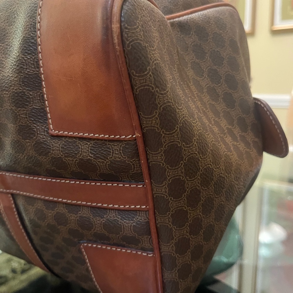 Celine Brown Monogram Duffel Bag - Picture 5 of 12